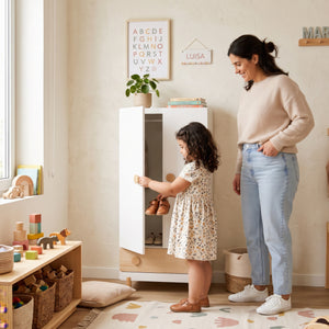 Kinderkleiderschrank Vaarentaa [en.casa]