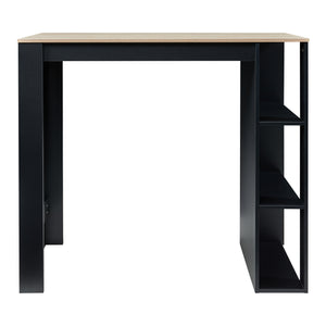 Bartisch Danderyd 120x60x106 cm mit 3 Ablagefächern [en.casa]