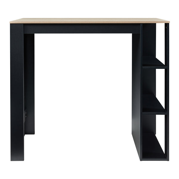 Bartisch Danderyd 120x60x106 cm mit 3 Ablagefächern [en.casa]