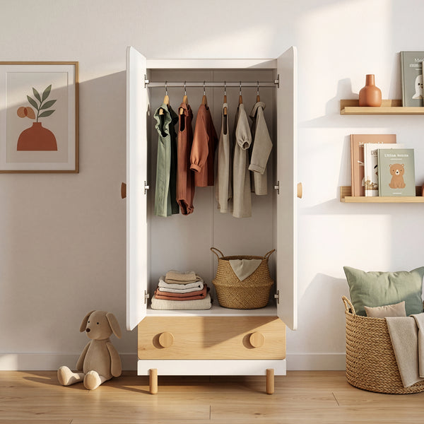 Kinderkleiderschrank Vaarentaa [en.casa]