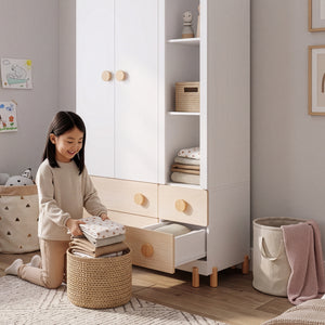 Kinderkleiderschrank Vaarentaa [en.casa]
