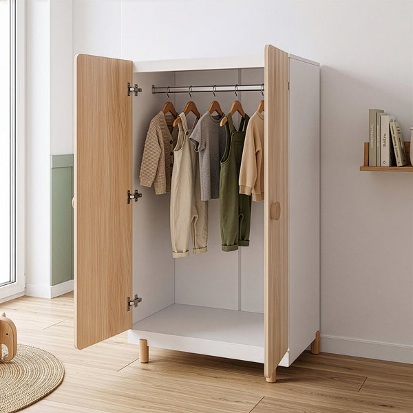 Kinderkleiderschrank Vaarentaa [en.casa]