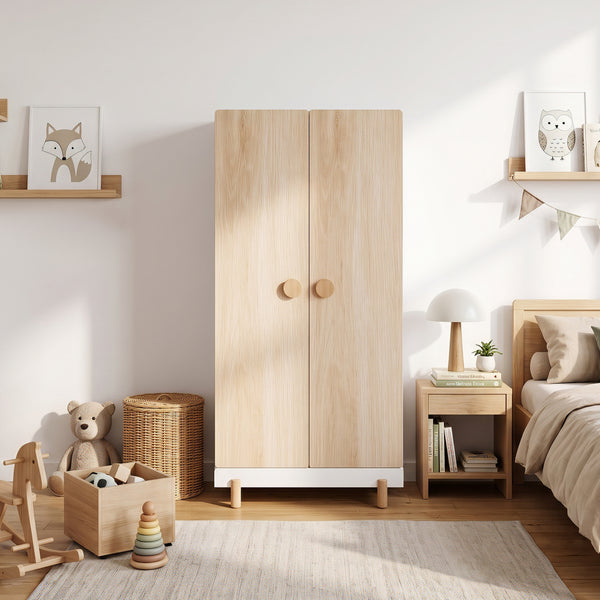 Kinderkleiderschrank Vaarentaa [en.casa]