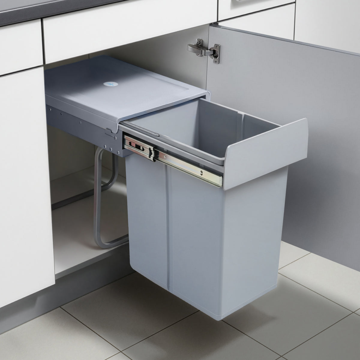 en.casa Einbau-Mülleimer Froland – Platzwunder für Deine Küche