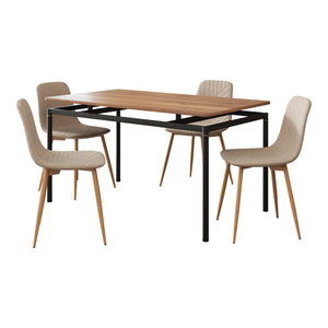 Essgruppe Hemnes 5-teilig [en.casa]