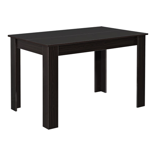 Esstisch Skien 117x76x74 cm Nussbaumoptik Hochglanz en.casa