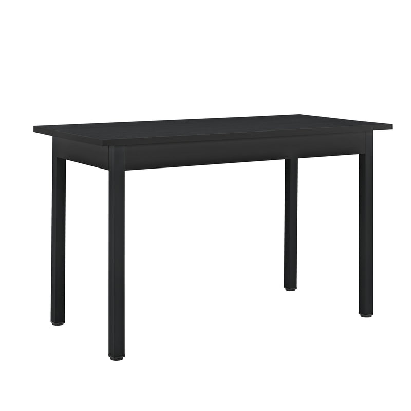 Maßskizze Essgruppe Horten 5-tlg. Tisch 120x60 cm Weiß [en.casa]