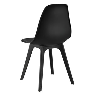 Essgruppe Horten 5-tlg. Tisch 120x60 cm Weiß [en.casa]