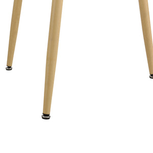 Esstisch Hessen 80x80x74 cm Weiß Matt in quadratisch und rund en.casa