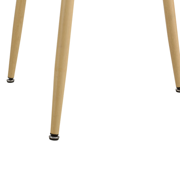 Esstisch Hessen 80x80x74 cm Weiß Matt in quadratisch und rund en.casa