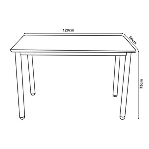 Esstisch Tammela für 4 Personen 120x60 cm in versch. Farben [en.casa]