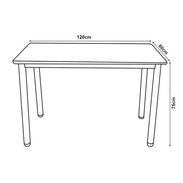 Esstisch Tammela für 4 Personen 120x60 cm in versch. Farben [en.casa]