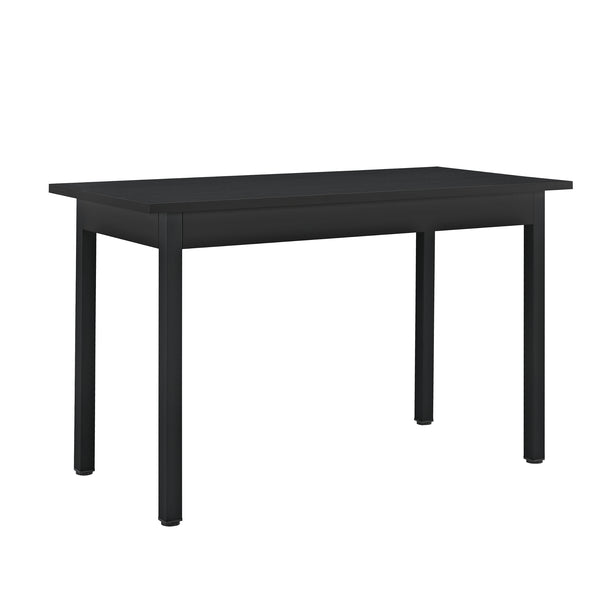 Essgruppe Honningsvåg 5-tlg. mit 120x60 cm Tisch und 4 Polsterstühlen en.casa