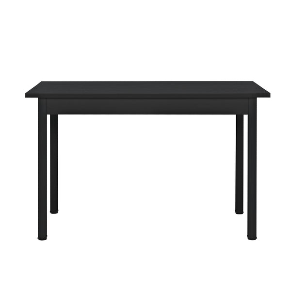 Essgruppe Honningsvåg 5-tlg. mit 120x60 cm Tisch und 4 Polsterstühlen en.casa