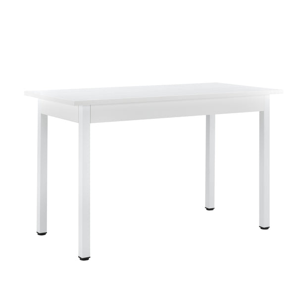 Essgruppe Honningsvåg 5-tlg. mit 120x60 cm Tisch und 4 Polsterstühlen en.casa