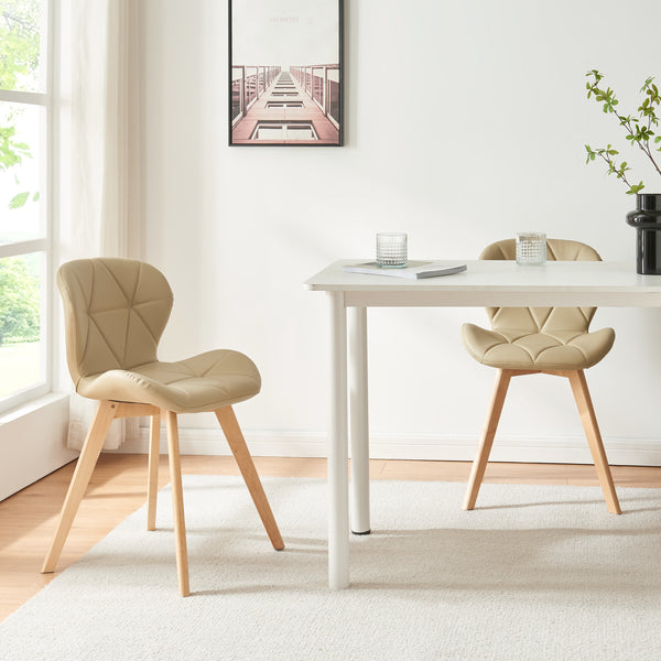 Esszimmerstuhl Älmhult 4-er Set 78x47x52 cm Kunstleder versch. Farben [en.casa]