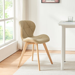 Esszimmerstuhl Älmhult 4-er Set 78x47x52 cm Kunstleder versch. Farben [en.casa]