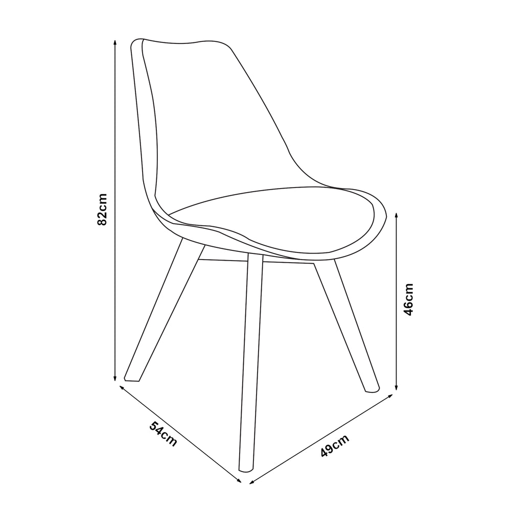 Esszimmerstuhl Fläten 2er Set [en.casa]