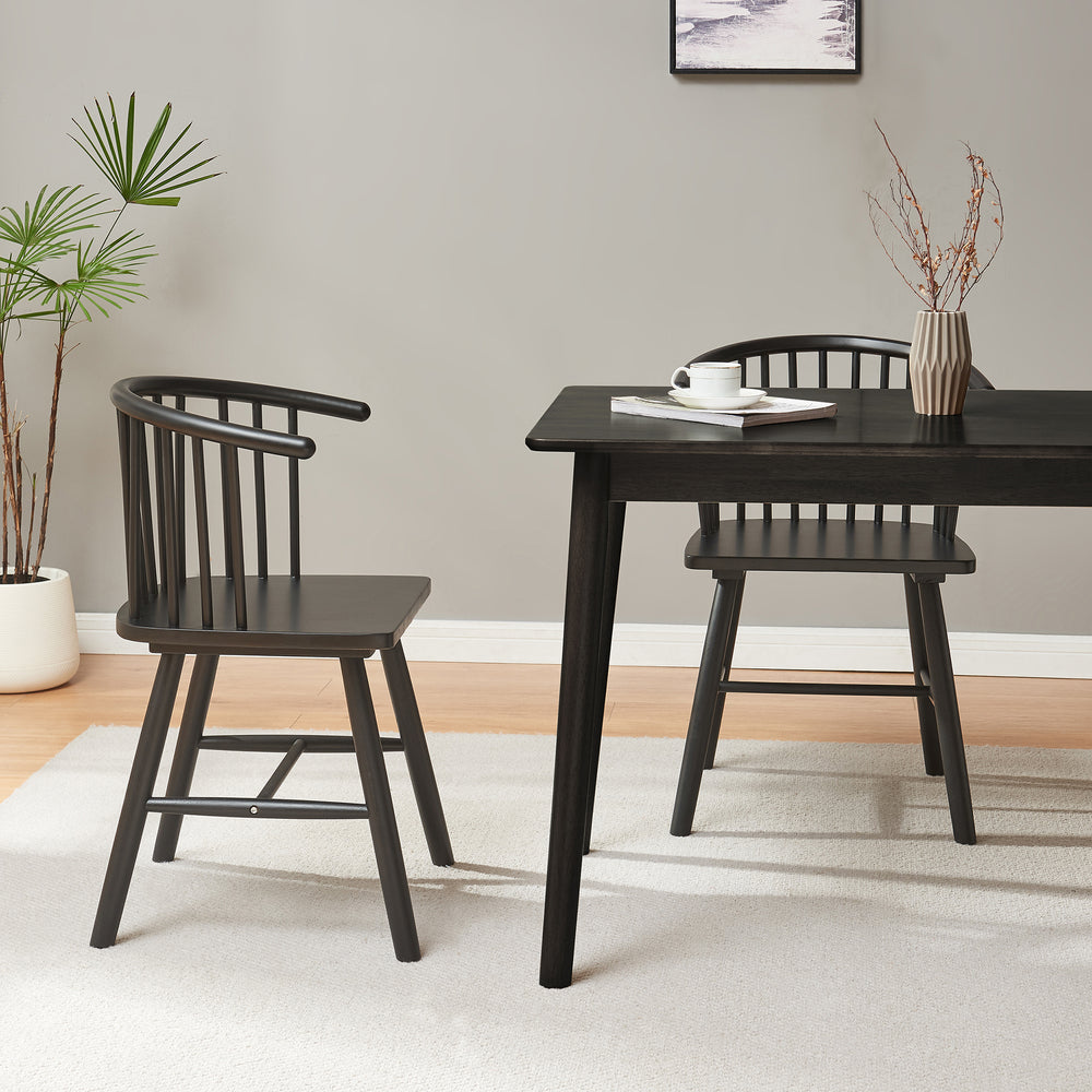 Esszimmerstuhl Stami 2er Set Holz [en.casa]
