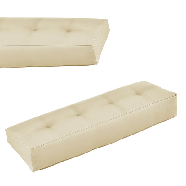Rückenkissen Eckkissen Sitzkissen für Euro-Paletten-Sofa Palettenkissen Auflage In/Outdoor Polster Möbel + Palette [en.casa]