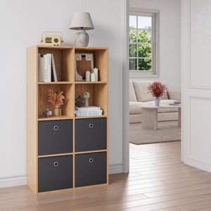 Faltbox 10er-Set 30x30x28 cm Vliesstoff versch. Farben en.casa