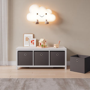 Faltbox 10er-Set 30x30x28 cm Vliesstoff versch. Farben en.casa