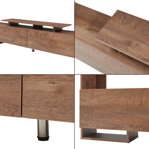 Fernsehschrank Rauki 233x31x141 cm [en.casa]