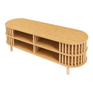 Fernsehtisch Jarvenpaa Bambus [en.casa]