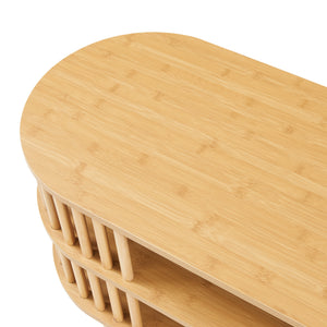 Fernsehtisch Jarvenpaa Bambus [en.casa]