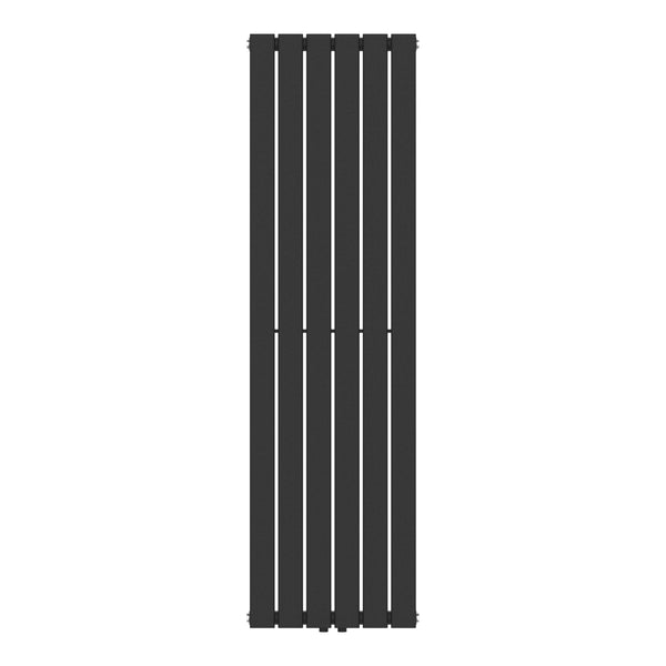 Designheizkörper Nore Schwarz 160x45cm Einlagig 790W [neu.haus]
