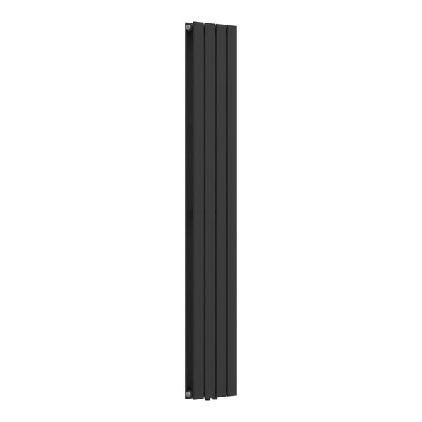 Designheizkörper Nore Schwarz 180x30cm Doppellagig 1122W [neu.haus]