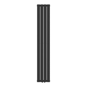 Designheizkörper Nore Schwarz 180x30cm Doppellagig 1122W [neu.haus]