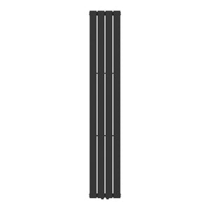 Designheizkörper Nore Schwarz 180x30cm Einlagig 598W [neu.haus]