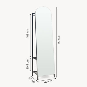 Garderobenspiegel 2-in-1 Frenraby [en.casa]