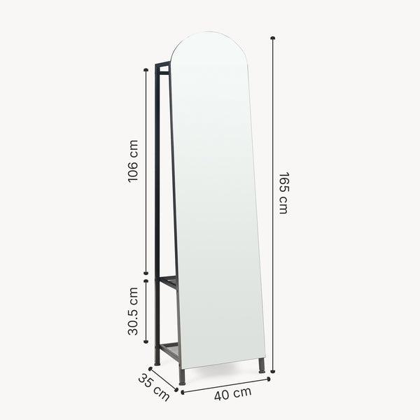 Garderobenspiegel 2-in-1 Frenraby [en.casa]