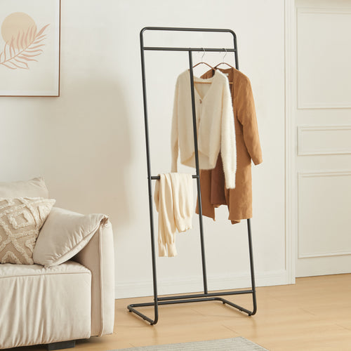 Garderobenständer Sandviken 166x63x48 cm Stahl [en.casa]