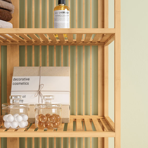 Garderobenset aus Standregal Trundholm + Kleiderständer Vemb [en.casa]