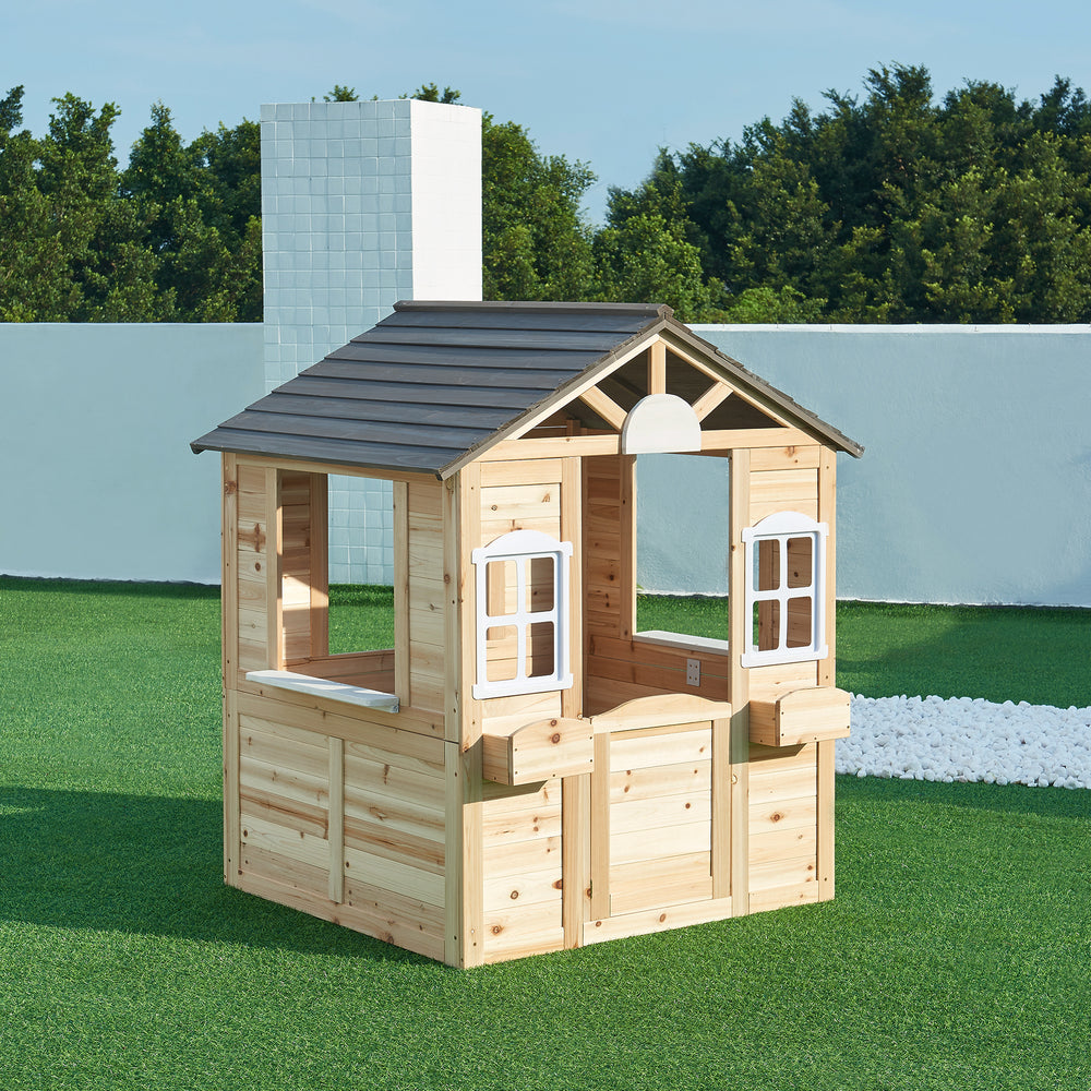 Spielhaus Acciano 131x113x97 cm Tannenholz [casa.pro]