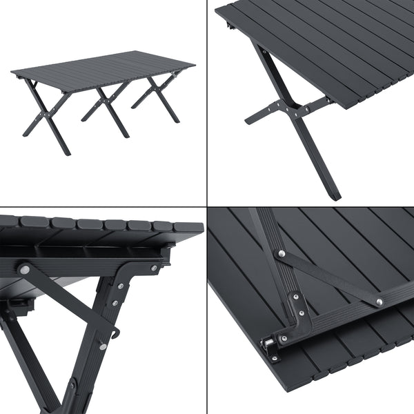 Campingmöbel-Set Botrugno 5-tlg. Textilgewebe [casa.pro]