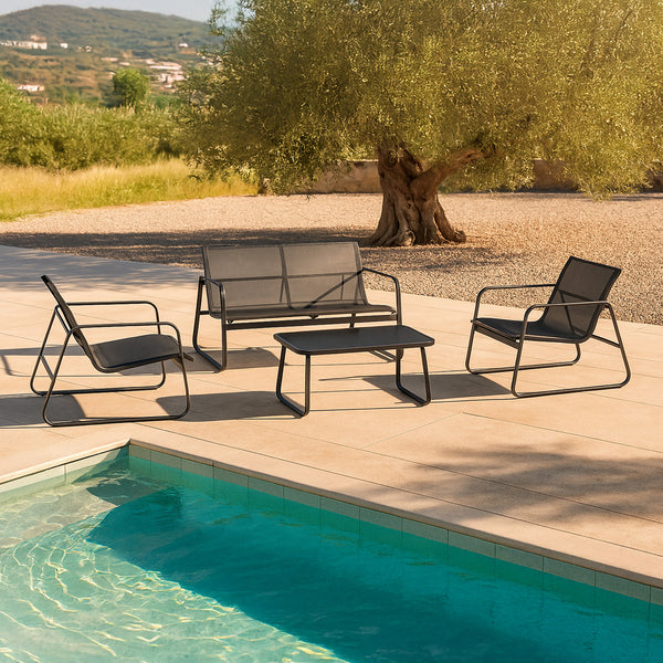 Gartenmöbelset Palencia versch. Farben en.casa