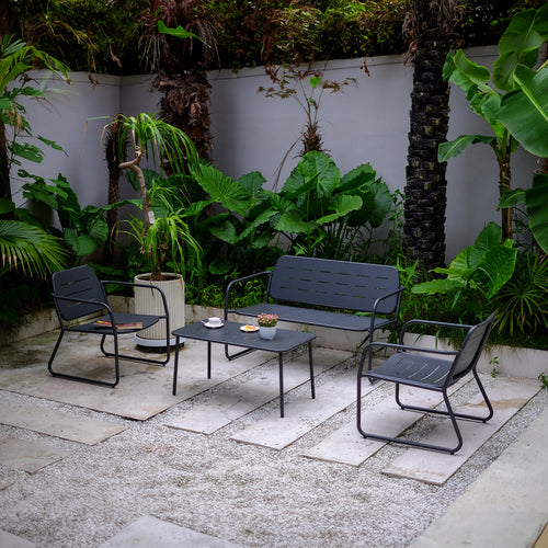 Gartenmöbelset Andria Stahl [casa.pro]