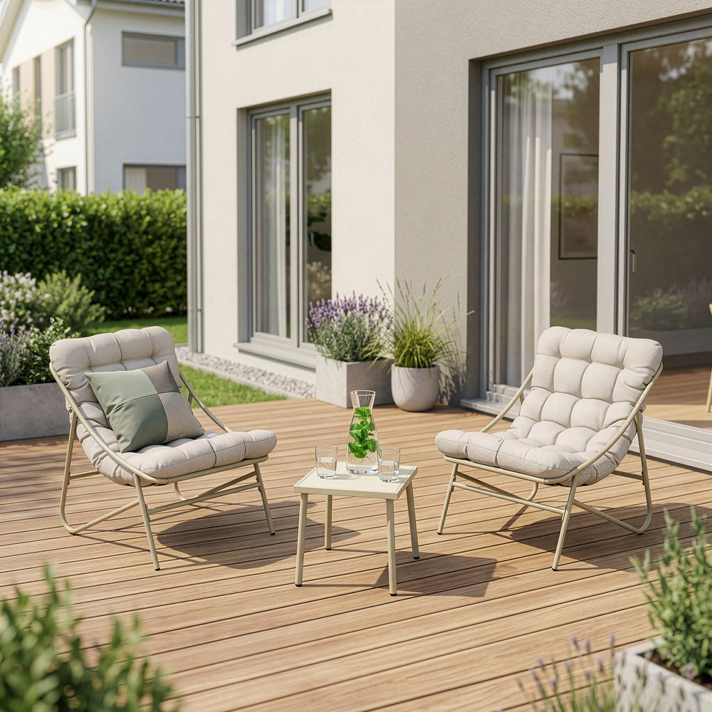 Gartenmöbelset Trölleping 3-tlg. [en.casa]