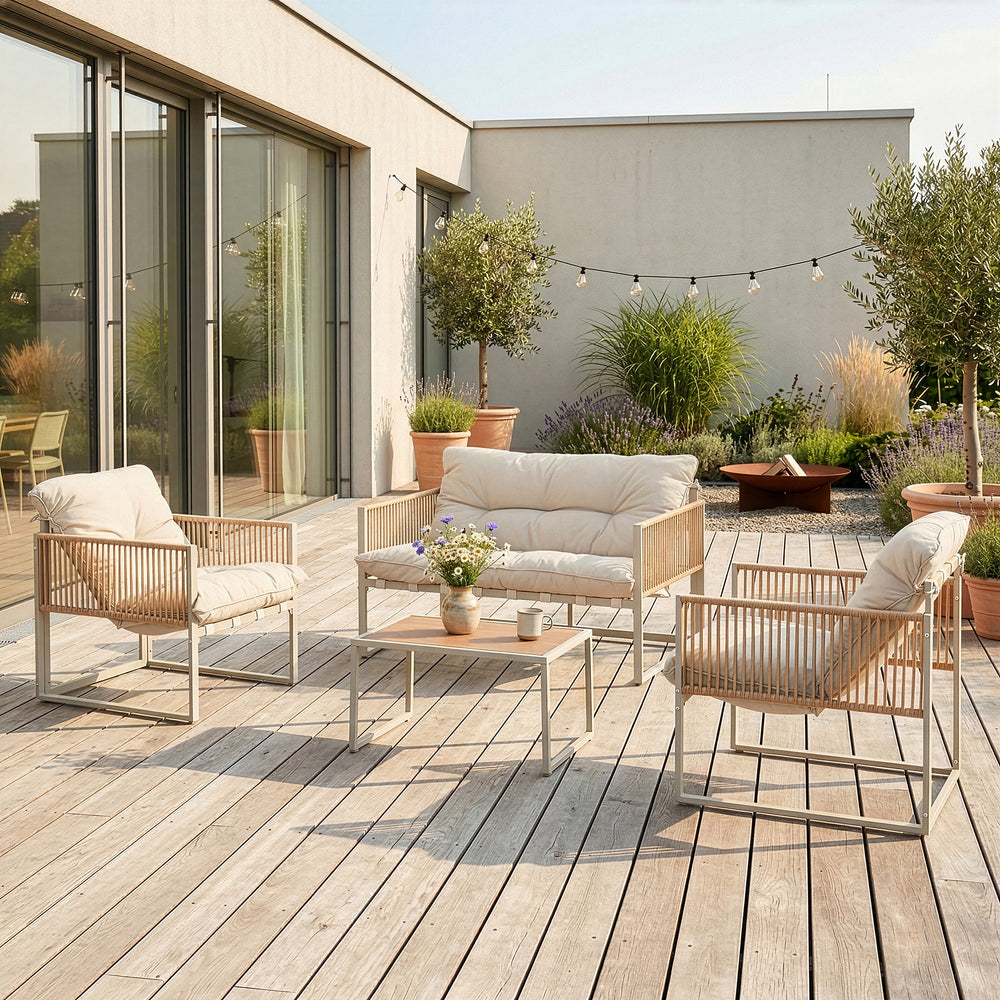 Loungeset Karg 4-tlg. [casa.pro]