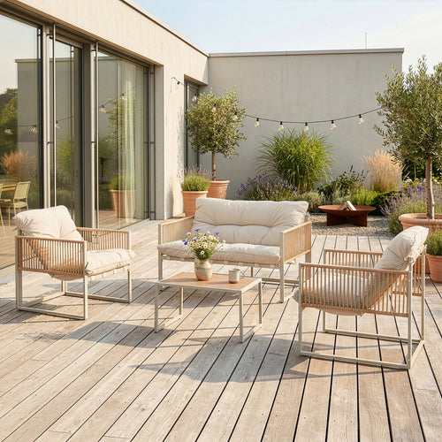 Loungeset Karg 4-tlg. [casa.pro]