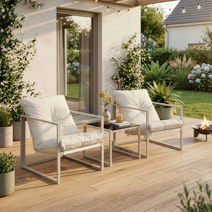 Loungeset Karg 3-tlg. [casa.pro]