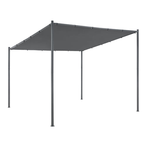 Pavillon Carunchio 300x285x248cm Dunkelgrau [en.casa]