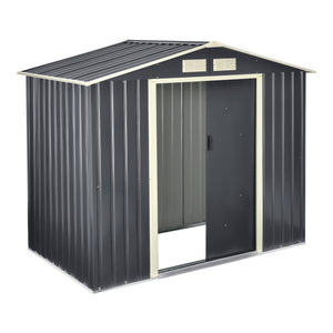 Gartenschuppen mit Pult/Satteldach in versch. Größen [en.casa]