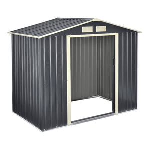 Gartenschuppen mit Pult/Satteldach in versch. Größen [en.casa]