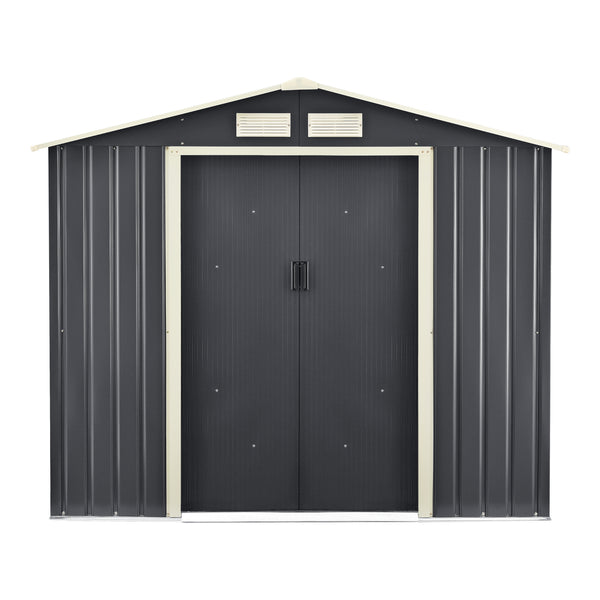 Gartenschuppen mit Pult/Satteldach in versch. Größen [en.casa]