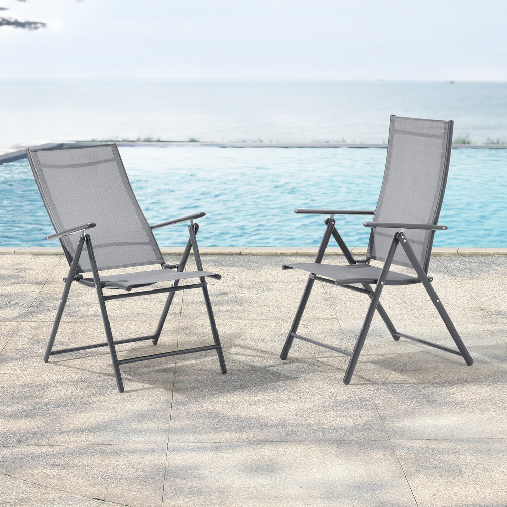 Gartenstuhl Kalamata 2er Set [en.casa] - premiumXL